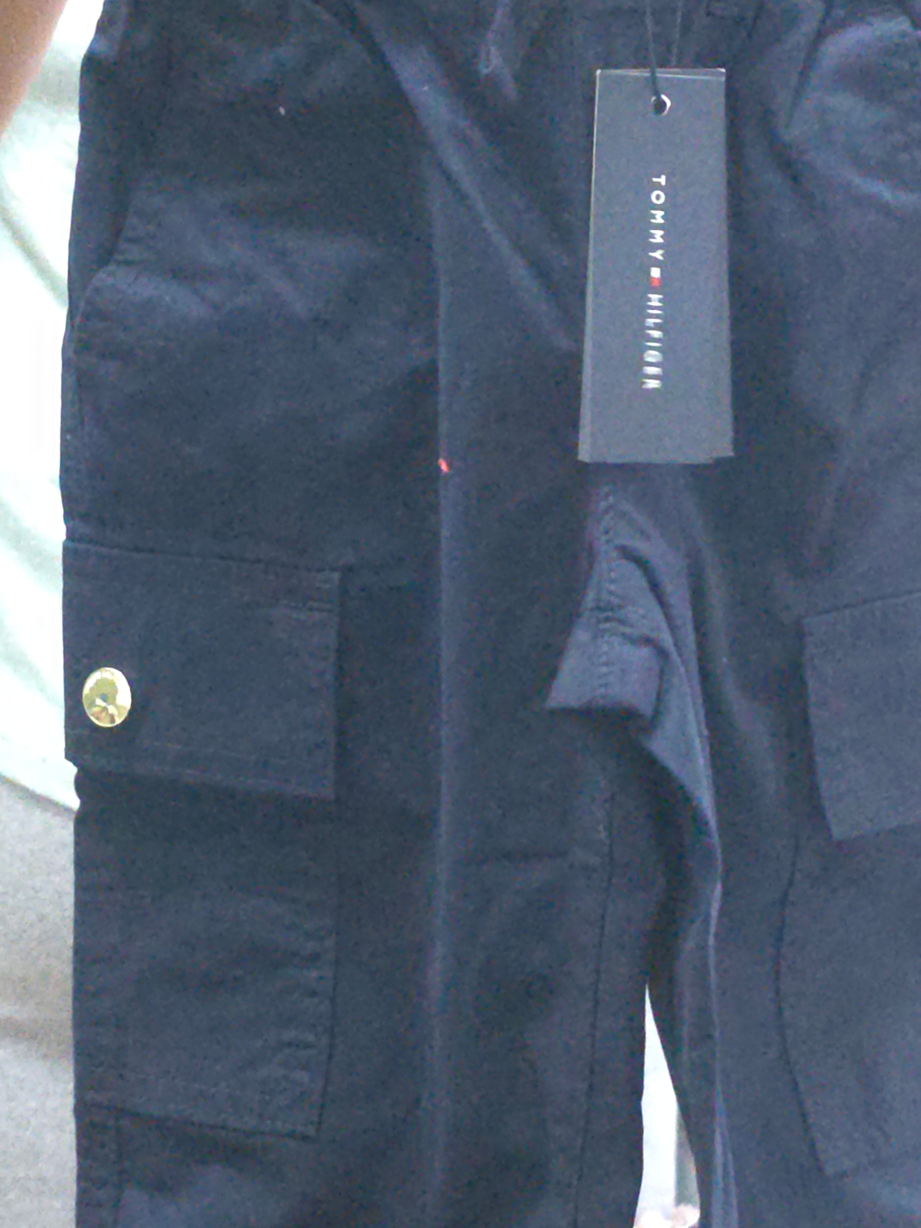 Tommy Hilfiger Kids' Navy Blue Cargo Chino Jogger Pants | Size XXS (2-3 Years) | Brand New