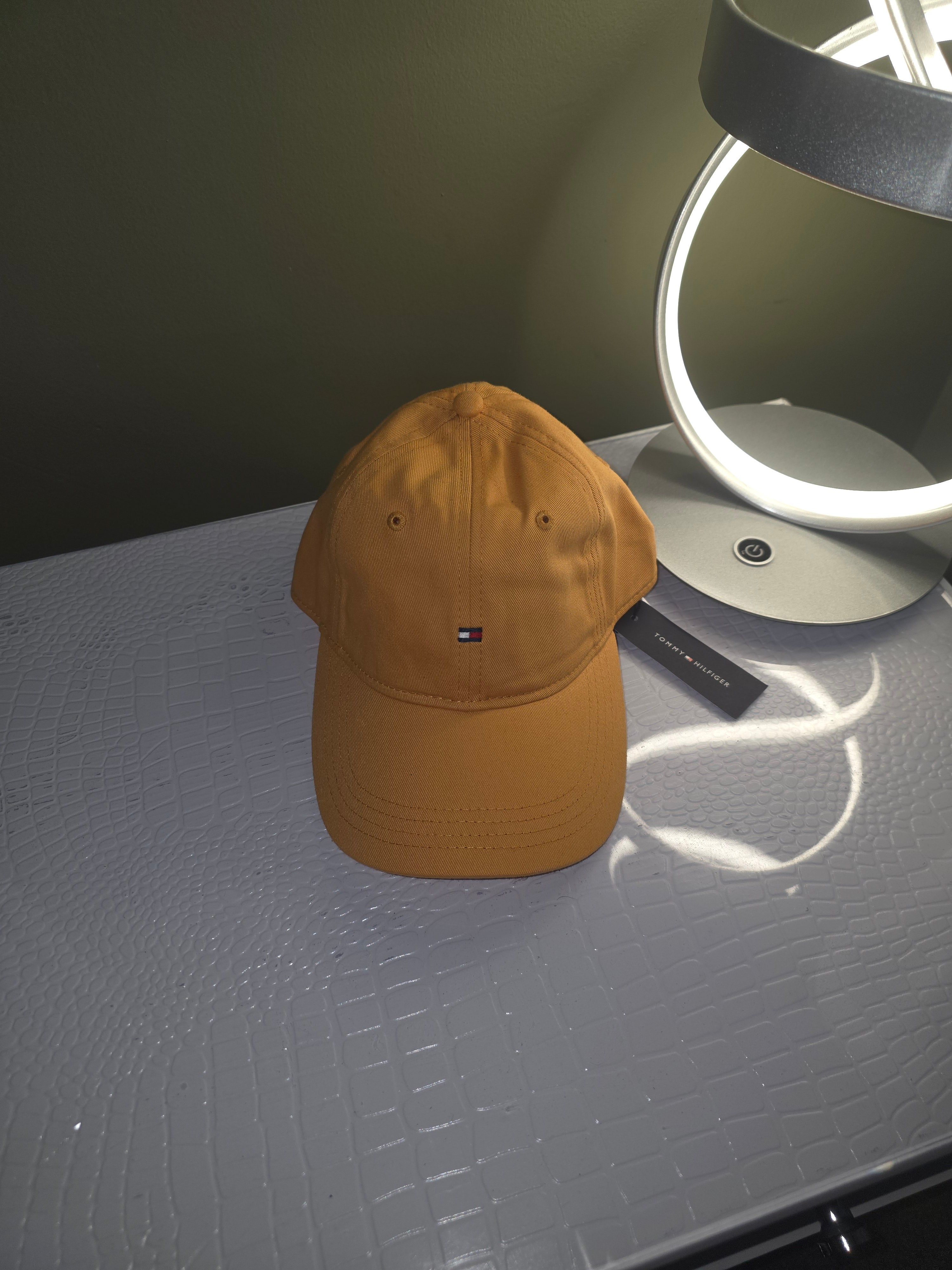 Tommy Hilfiger Baseball Cap | Mustard Yellow | One Size | 100% Cotton | NWT