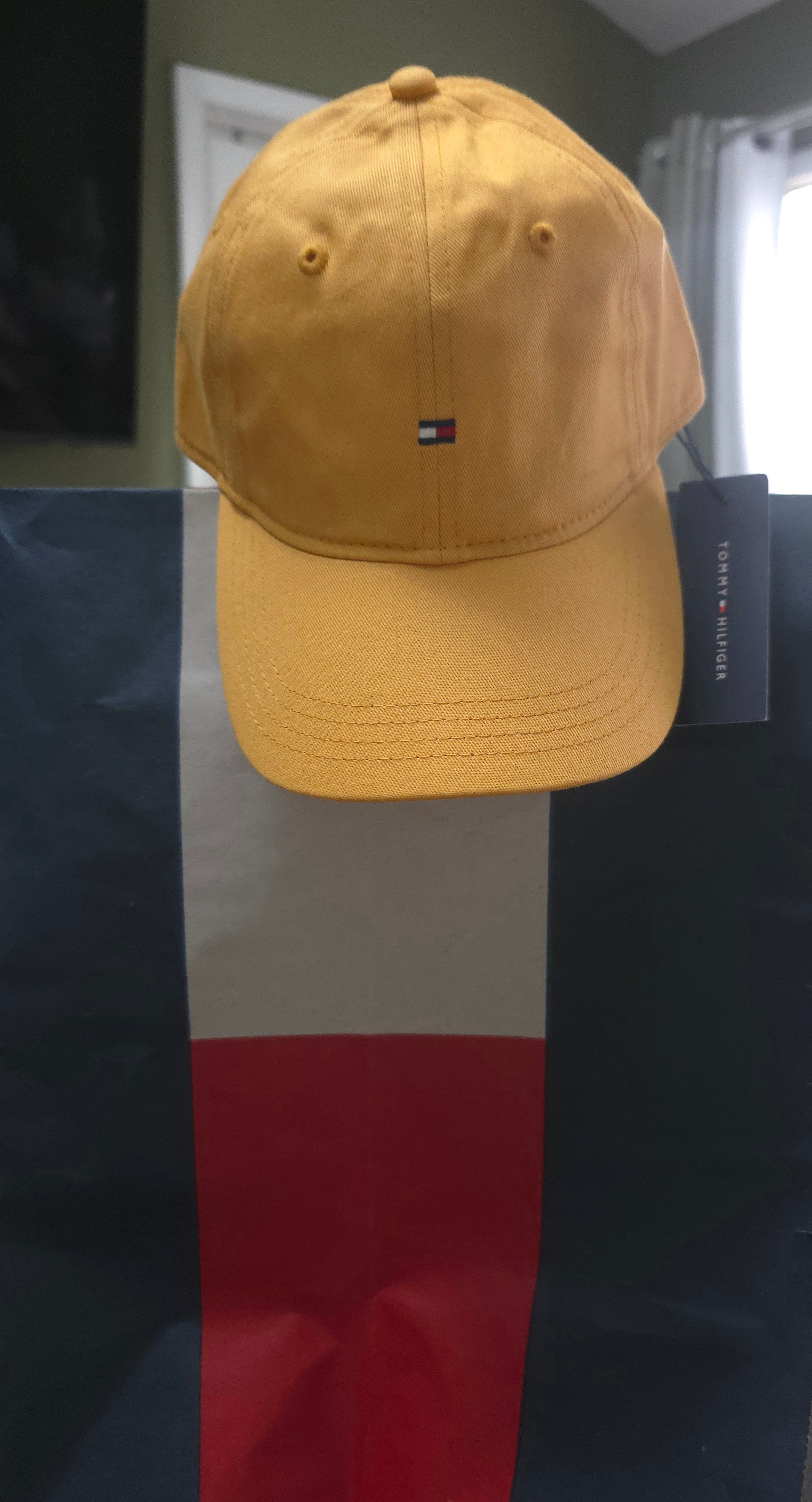 Tommy Hilfiger Baseball Cap | Mustard Yellow | One Size | 100% Cotton | NWT