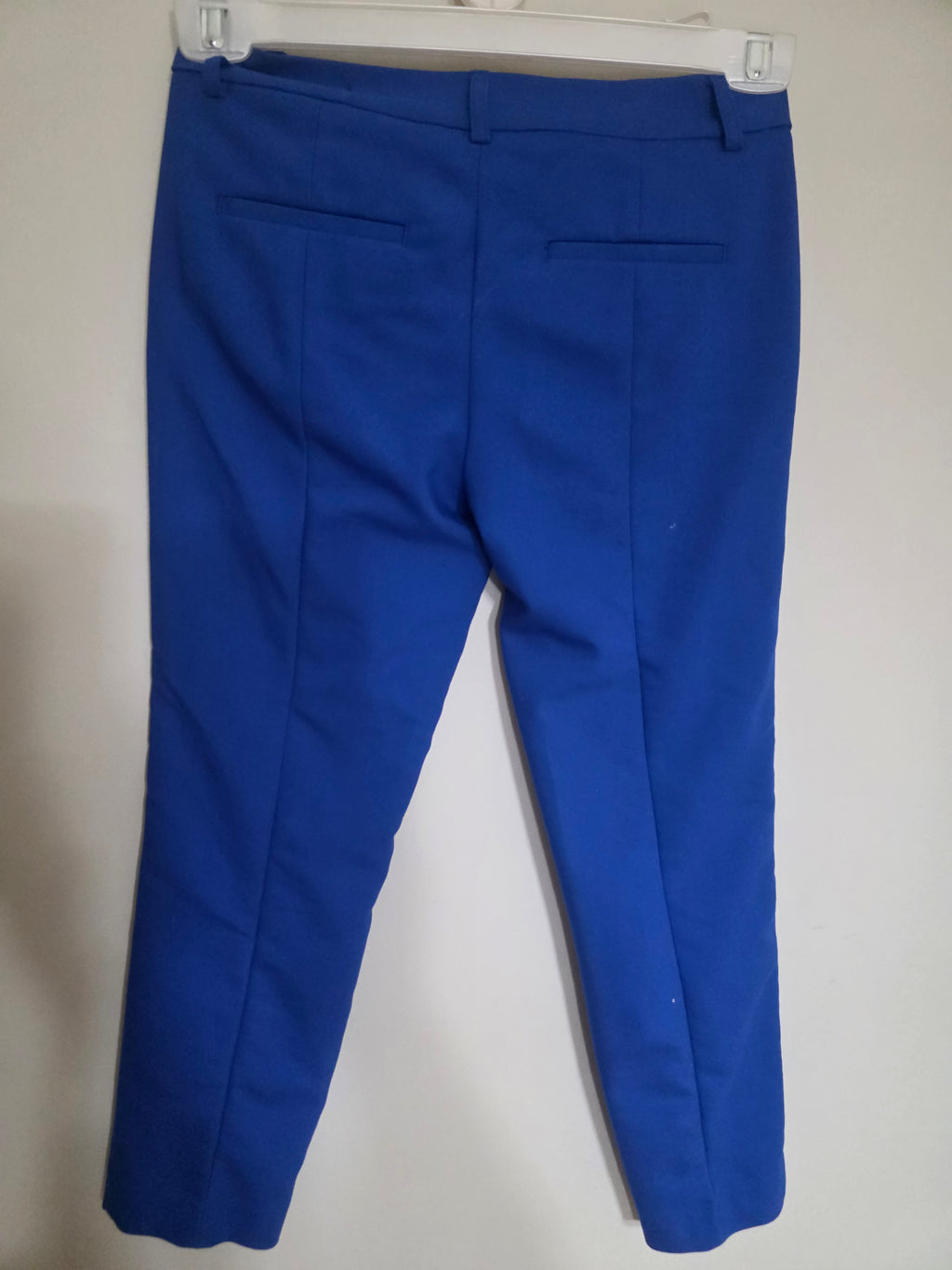 Express Columnist Royal Blue Cropped Trousers | Size 00S (XXS) | Like New