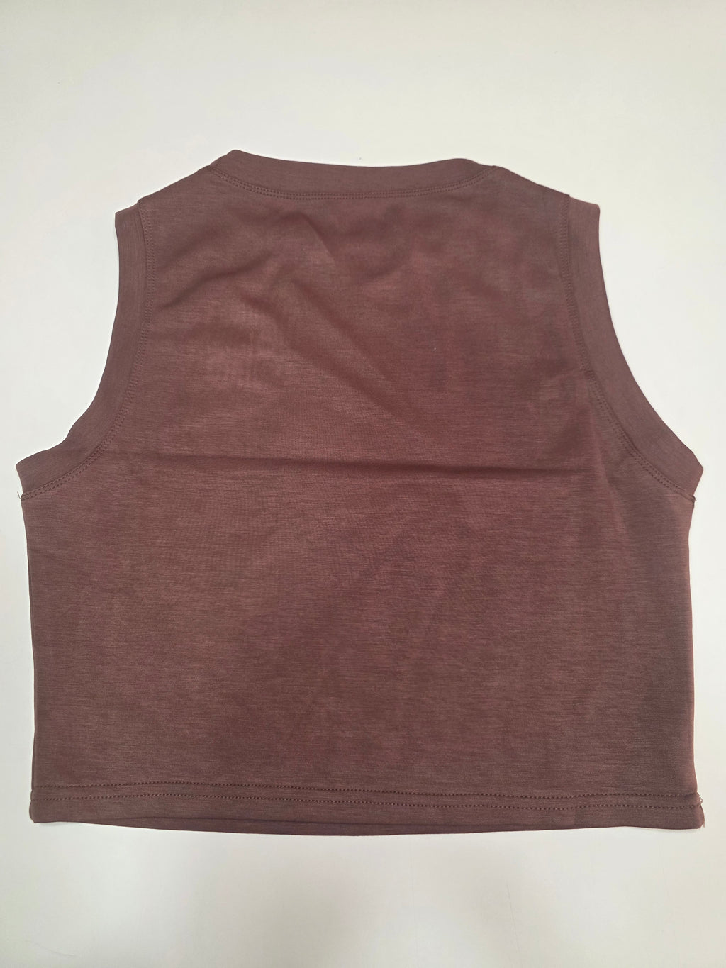 Alo Yoga Women's 2-Piece Set | Mocha Brown Crop Tank & Wide-Leg Pants | NWT