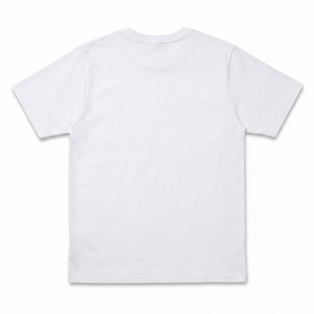 Men's White Short Sleeve Graphic T-Shirt with Lettering | Size Large | New