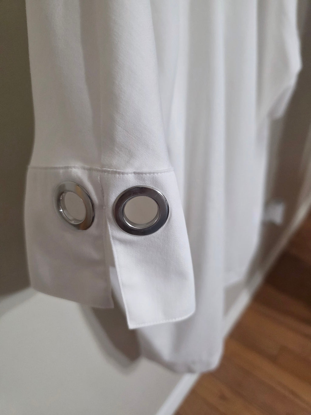 Women's Chico's No Iron Stretch Short Sleeve Blouse Top | White | Chico's Size 3 (XL/16)